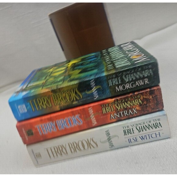 Terry Brooks Set 3 Paperback Books The Voyage of the Jerle Shannara Vintage - Picture 16 of 16